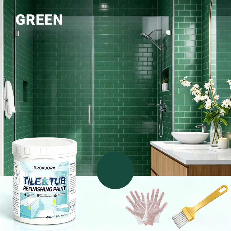 🥳2026 HOT SALE🥳🛁🎨 50% OFF! Tile & Tub Refinishing Paint Kit – Waterproof, anti‑slip finish. Covers stains & cracks. Easy DIY, no pro needed. ✨🛡️