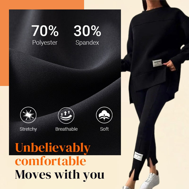 🍂Autumn Promotion 40%💕Women's Casual Sweatshirt Leggings Set