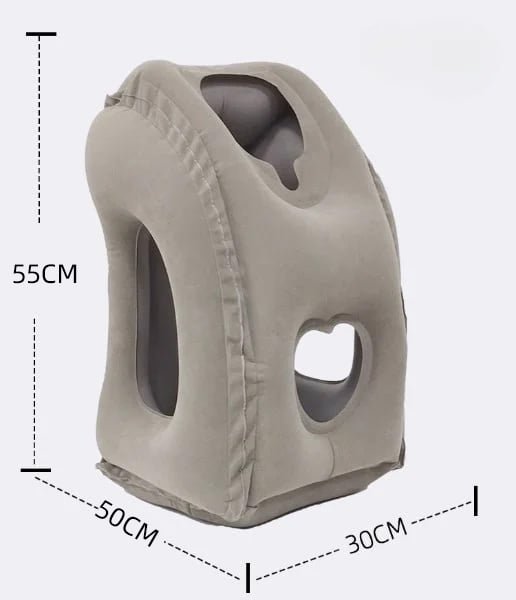 🔥Last day 48% off 🔥leosporr Inflatable Travel Pillow——45° Ergonomic Inflatable Travel Pillow | Neck & Arm Support for Airplane Sleep, Office Naps & Long Trips
