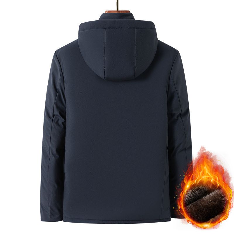 🍂Autumn Promotion 50%💕Best Gift - Men’s Padded Thermal Plush Parka Jacket with Removable Hood