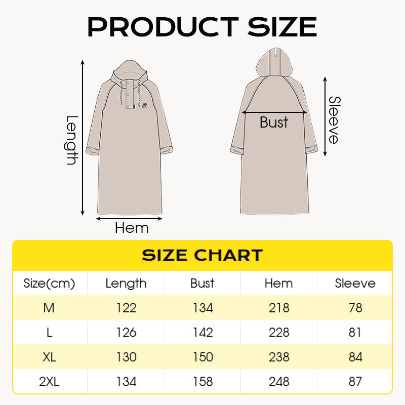 🍂Autumn Promotion 50%💕Full-Length Motorcycle Raincoat