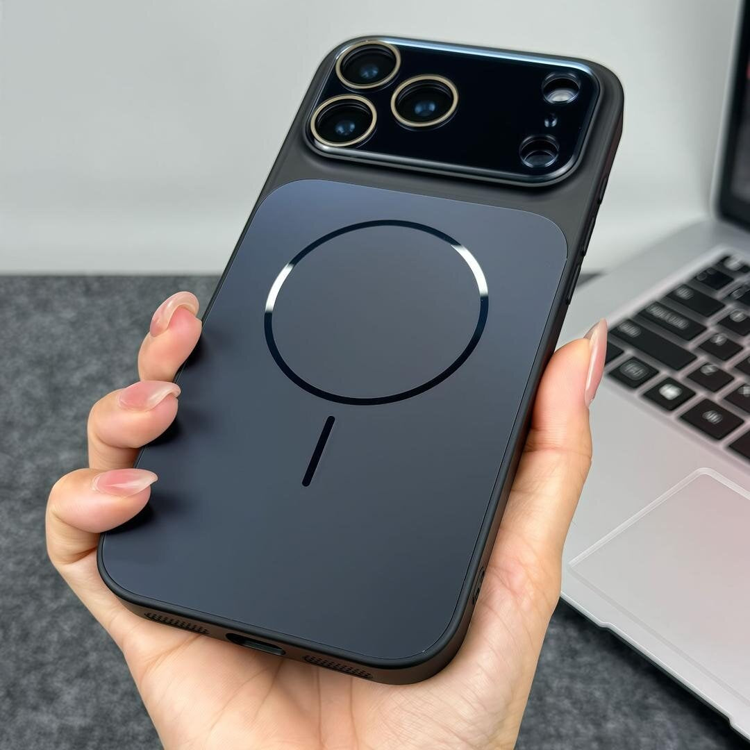 ⏳🔥LIMITED-TIME 50% OFF! ⏰A worthwhile upgrade! Stunning color combinations, a silky-smooth, refined texture, and a sophisticated, shimmering metallic lens design!Slim Shockproof Matte Magnetic Phone Case