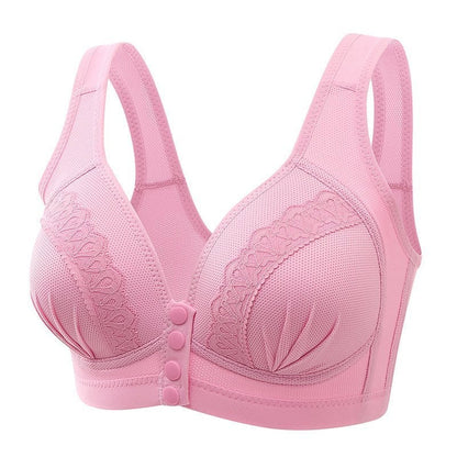 2025 Front Button Breathable Skin-Friendly Cotton Bra