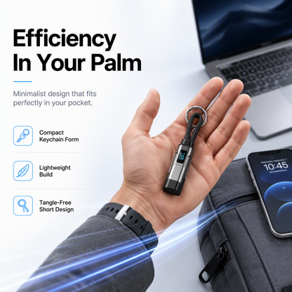 ⏳🔥LIMITED-TIME 50% OFF! ⏰4-in-1 Charging Cable with Digital Display & Keychain – Fast-Charging, Kink-Resistant & Compact