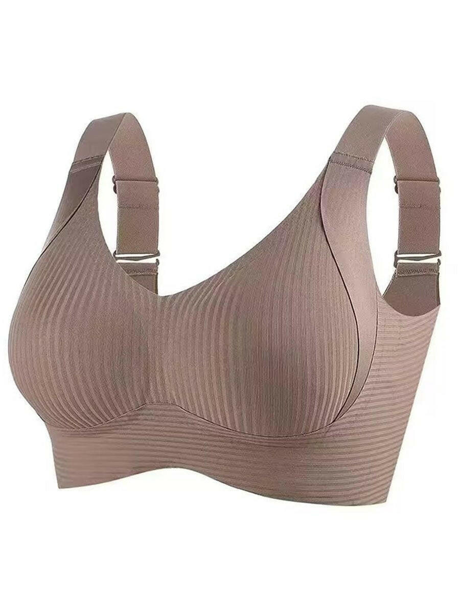💕Women's Ribbed Push Up Adjustable Wireless Bra