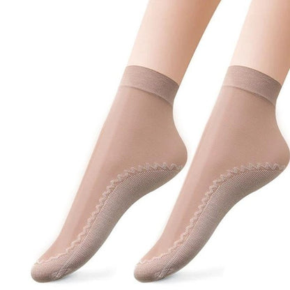 🎁Hot Sale 49% OFF⏳Silky Anti-Slip Cotton Socks