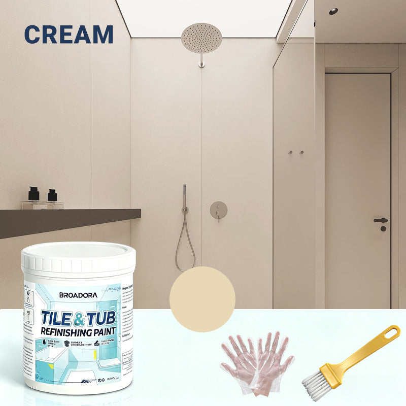 🥳2026 HOT SALE🥳🛁🎨 50% OFF! Tile & Tub Refinishing Paint Kit – Waterproof, anti‑slip finish. Covers stains & cracks. Easy DIY, no pro needed. ✨🛡️