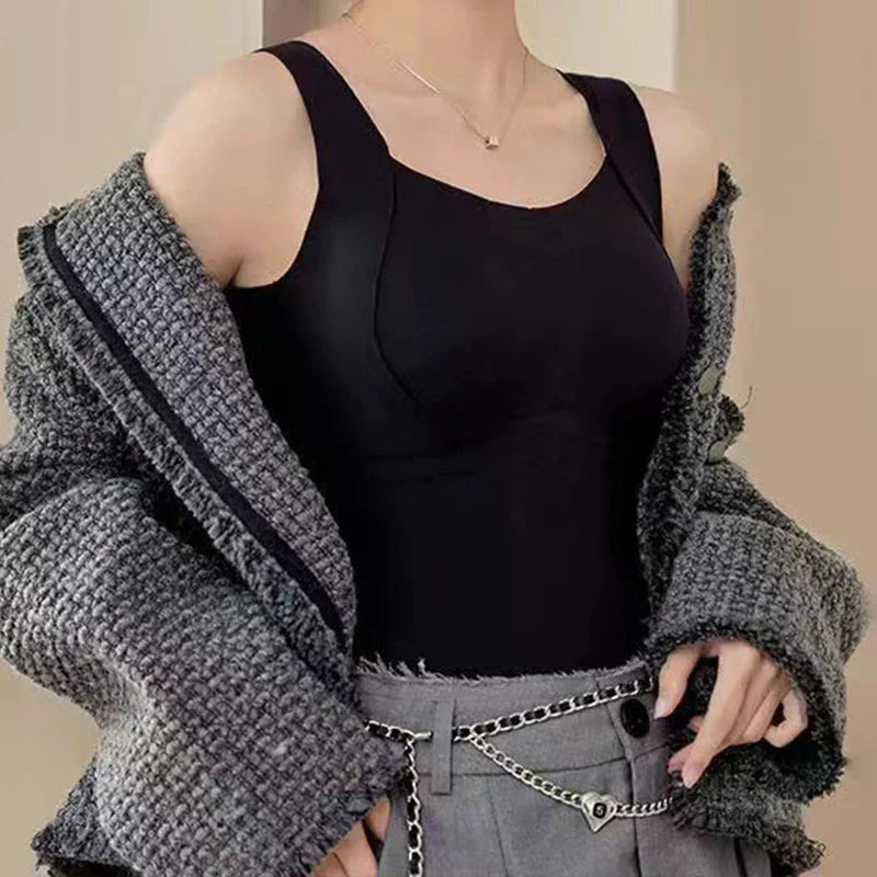 💃2025 New 50%OFF✨Thickened Warm Tank Top with Lined Bra