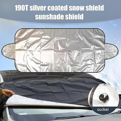 ⏳🔥Special Offer! ⛄️Anti-Ice, Anti-Frost❄️, and Windshield Snow Cover—a four-season snow cover suitable for sedans, SUVs, and trucks.
