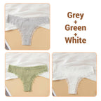 Women’s Soft Lace Trim Bow Panties