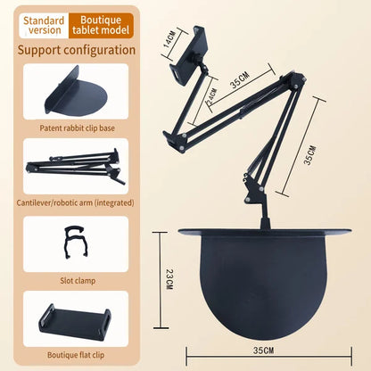 ⏳🔥LIMITED-TIME 50% OFF! ⏰Hidden Bedside Retractable Phone & Tablet Holder🛏️