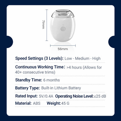 Electric Automatic Nail Clipper & Trimmer - Safety for the elderly and children