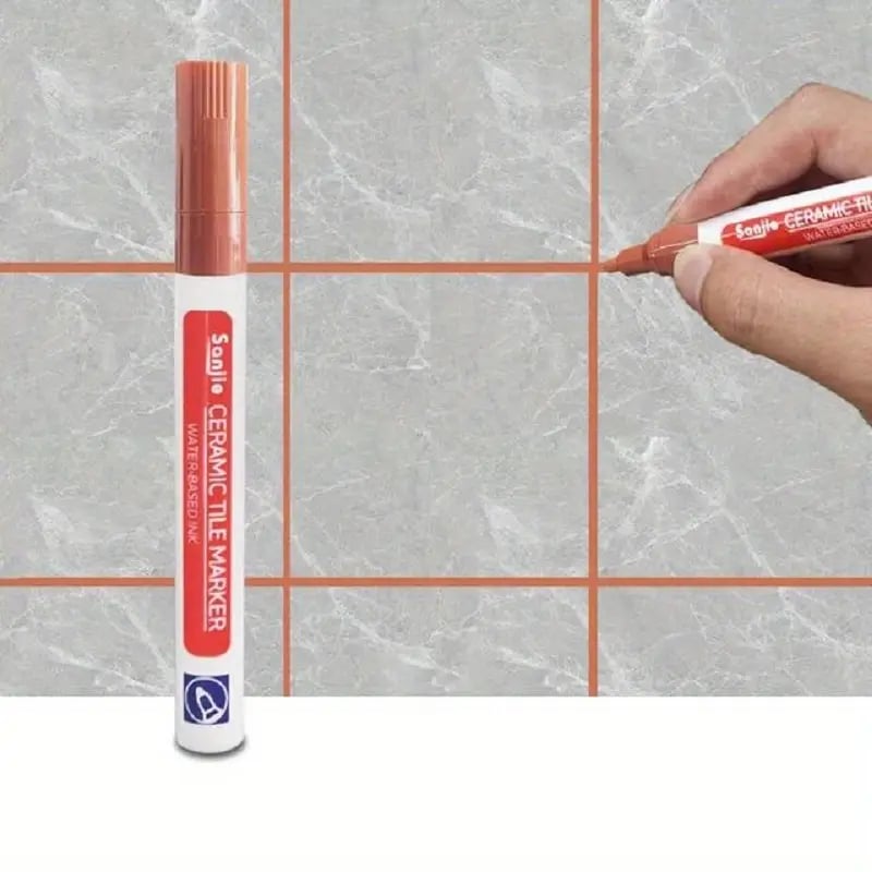 🎉 2026 Sale — Over 29,100 Sold!🖊️ Tile Grout Marker Pen – Waterproof ✨