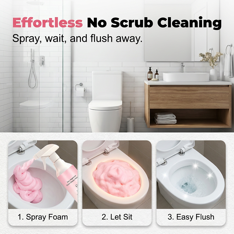 ⏳🔥LIMITED-TIME 50% OFF! ✨Multi-Purpose Bathroom Cleaner Spray
