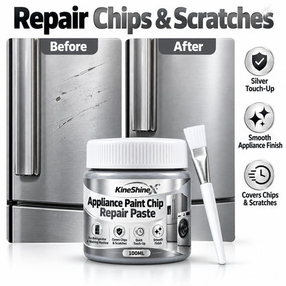Metal Chrome Polish & Restorer Paste with Brush