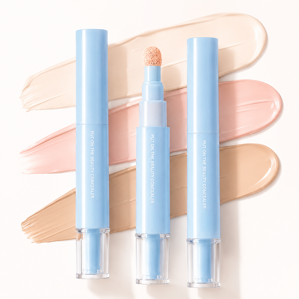 🔥Buy more Get more Free！！！🔥 24H Full-Coverage Concealer Pen – Lightweight & Blendable Formula
