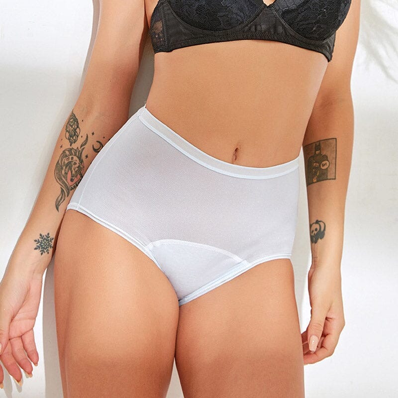 🔥Summer Sale🔥High Waist Leak Proof Ice Silk Underwear