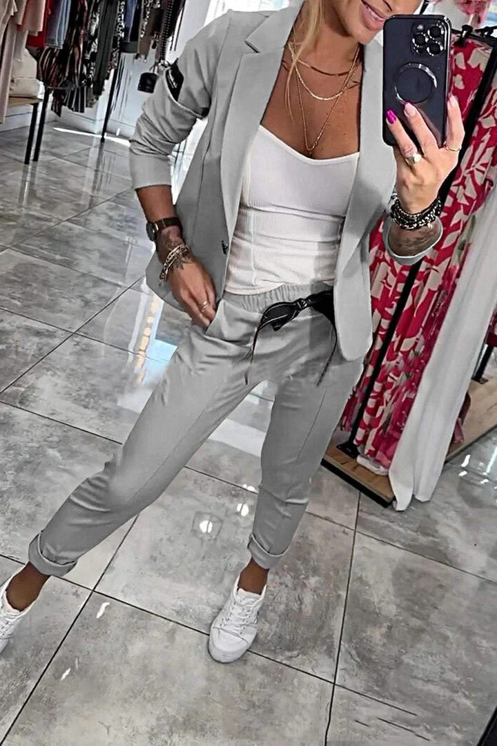 Women's Casual Suit Jacket & Pants 2-Piece Set 💕 NEW HOT SALE💕