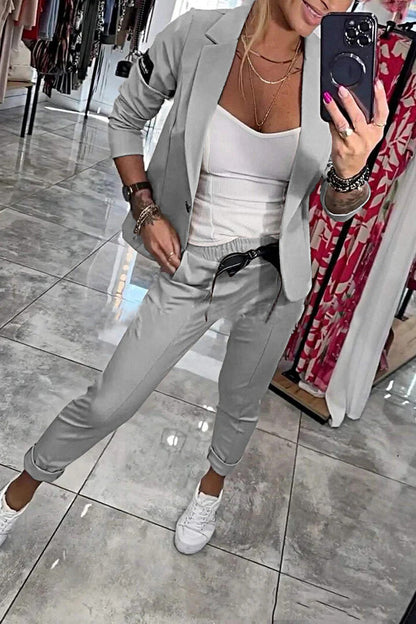 Women's Casual Suit Jacket & Pants 2-Piece Set 💕 NEW HOT SALE💕