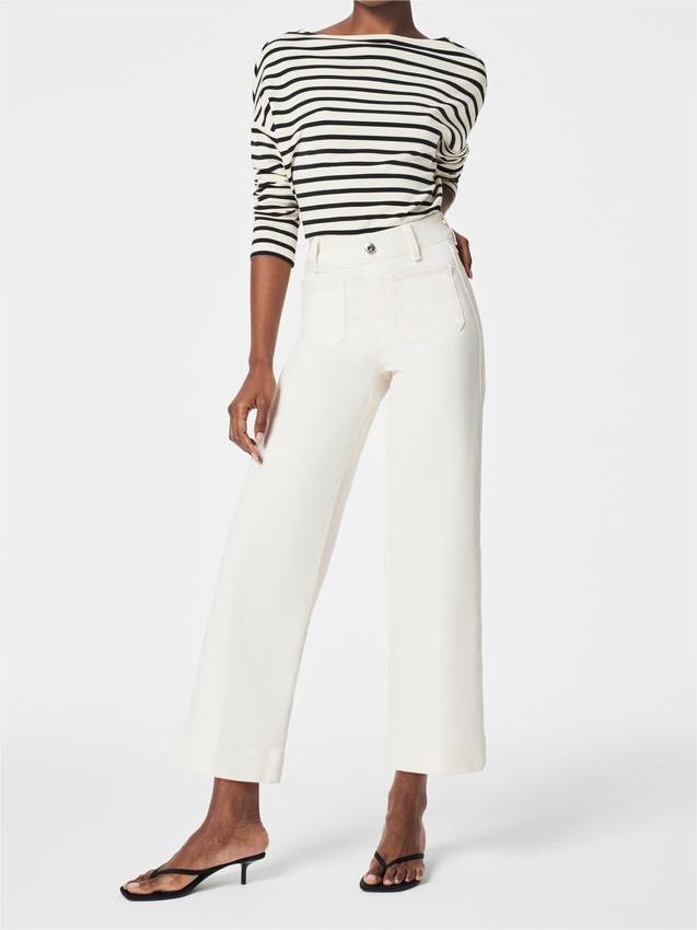 🍂Autumn Promotion 49%💕Tummy Control Cropped Wide-Leg Jeans