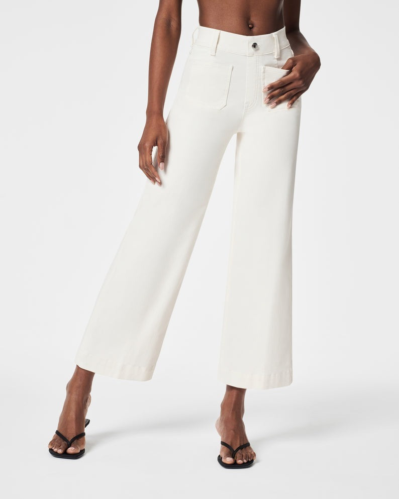 🍂Autumn Promotion 49%💕Tummy Control Cropped Wide-Leg Jeans