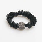 🌟Elegant Rhinestone Mesh Hair Ties💕