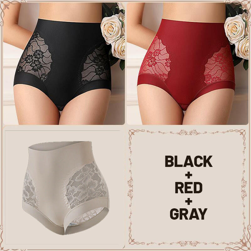 🎀50%OFF New Year Sale🎀Women’s High-Waist Lace Seamless Stretch Silky Underwear
