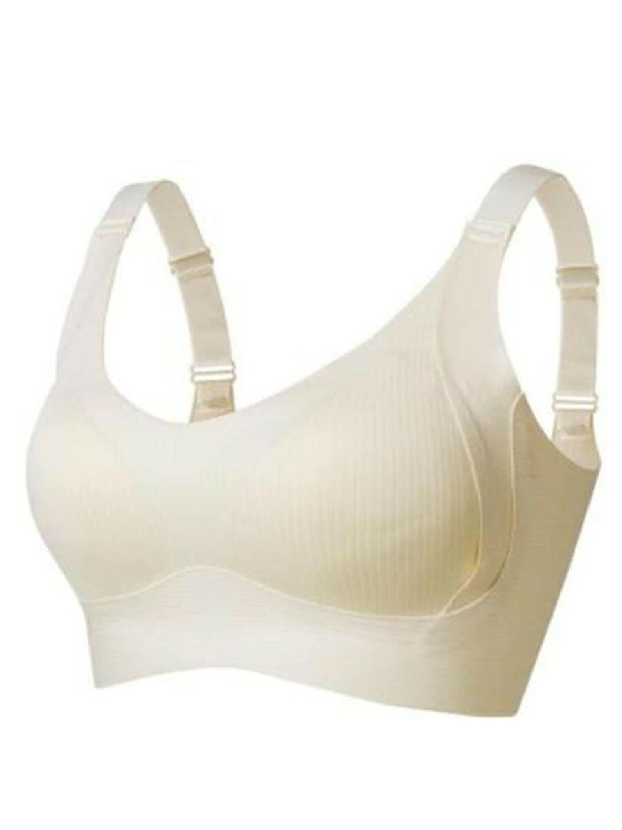 💕Women's Ribbed Push Up Adjustable Wireless Bra