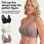 💕Women's Ribbed Push Up Adjustable Wireless Bra