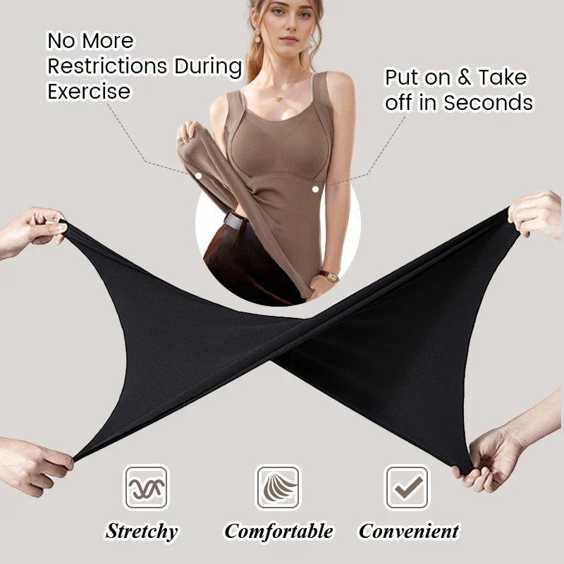 💃2025 New 50%OFF✨Thickened Warm Tank Top with Lined Bra