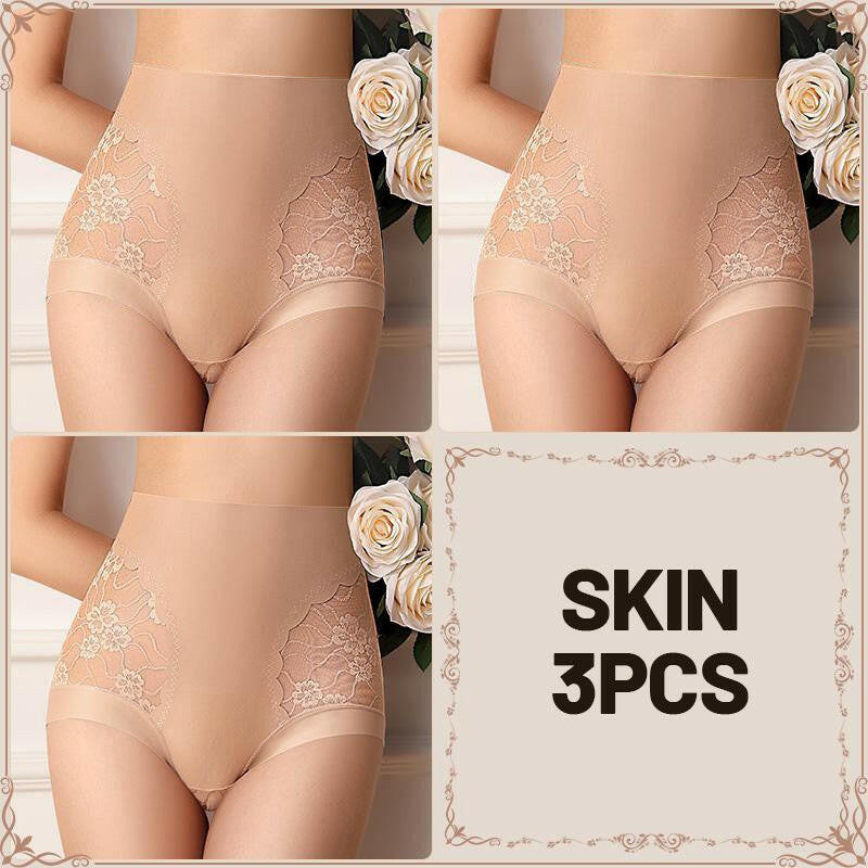 🎀50%OFF New Year Sale🎀Women’s High-Waist Lace Seamless Stretch Silky Underwear