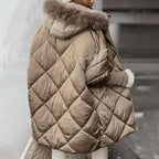 ❄️Winter Sales❄️Women's Mid-length Parka Coat with Knit Sleeves ✈️Free shipping✈️