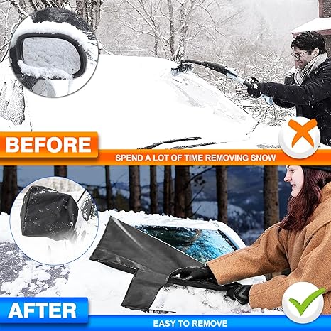 ⏳🔥Special Offer! ⛄️Anti-Ice, Anti-Frost❄️, and Windshield Snow Cover—a four-season snow cover suitable for sedans, SUVs, and trucks.