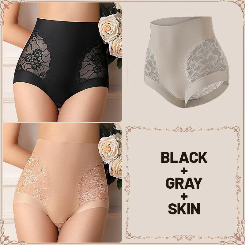 🎀50%OFF New Year Sale🎀Women’s High-Waist Lace Seamless Stretch Silky Underwear
