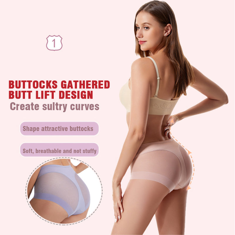 🎁Buy 1 get 3 free (4 pieces)⏳High Waist Ice Silk Seamless Shaping Briefs