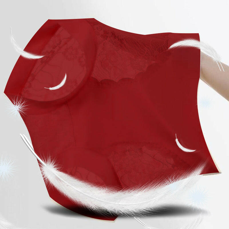 🎀50%OFF New Year Sale🎀Women’s High-Waist Lace Seamless Stretch Silky Underwear