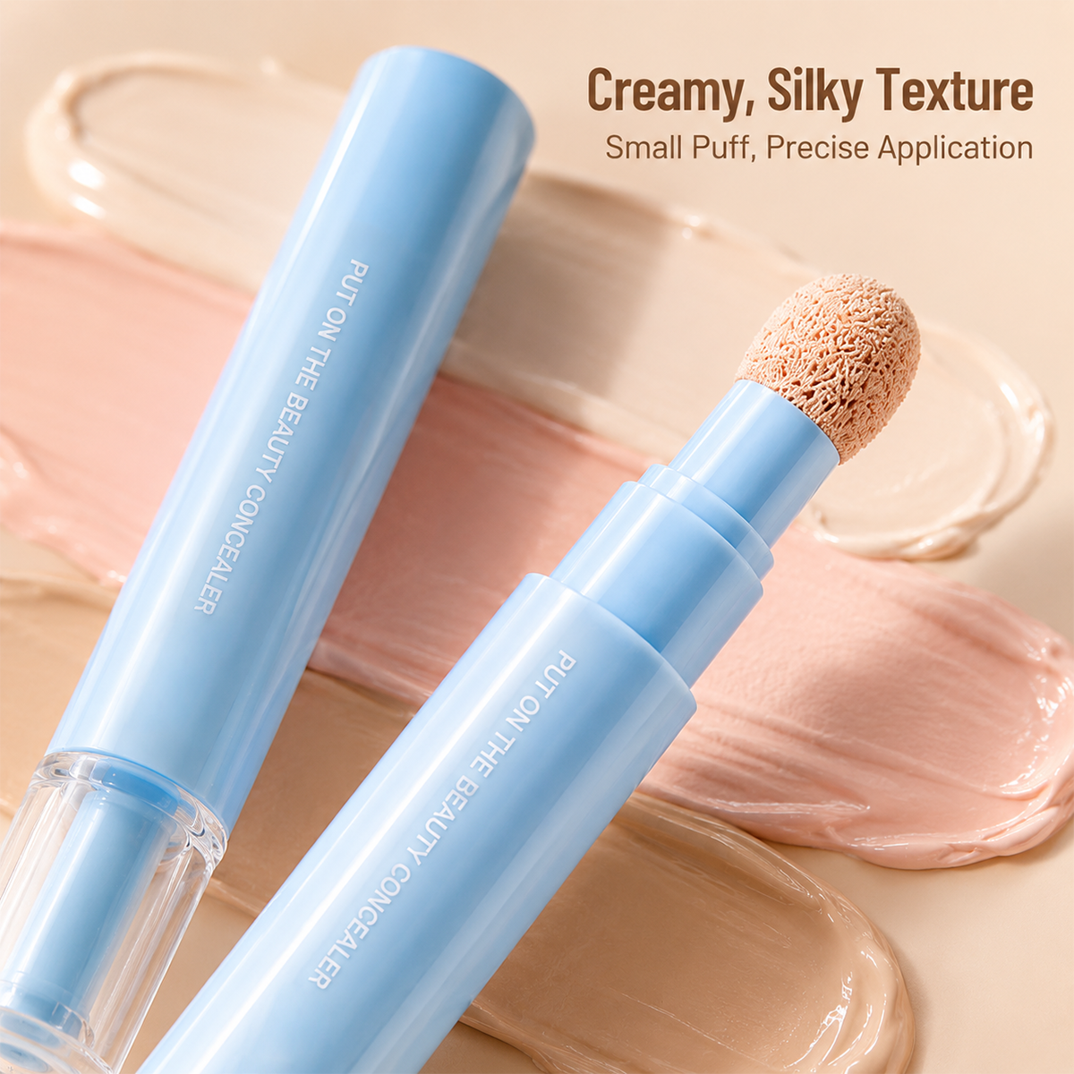🔥Buy more Get more Free！！！🔥 24H Full-Coverage Concealer Pen – Lightweight & Blendable Formula