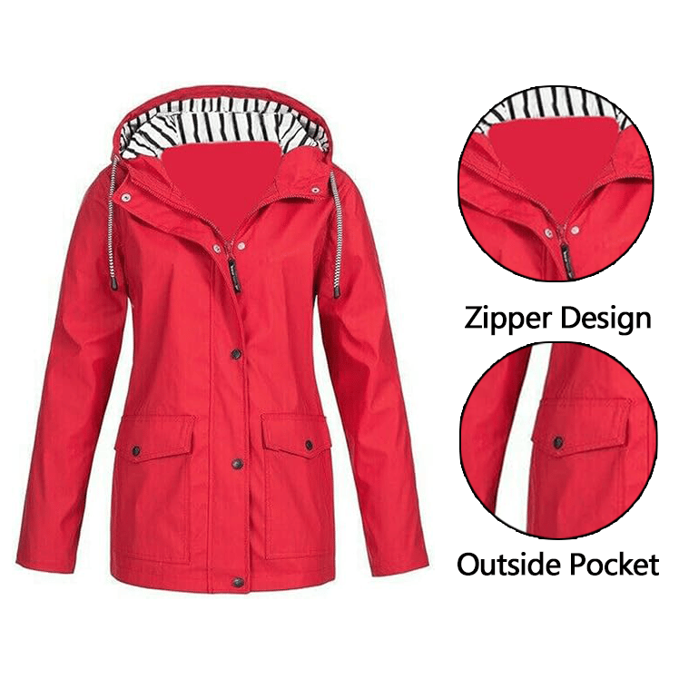 🍂Autumn Hot Sale 55%💗🧥Ultimate Plaid Waterproof Jacket for Women🍃