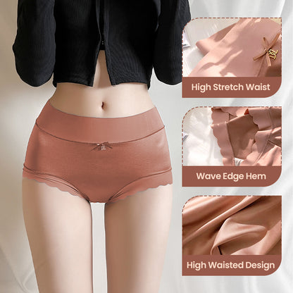 LOSWIE®🌸Satin ice Silk Seamless Tummy Control Panties🌸