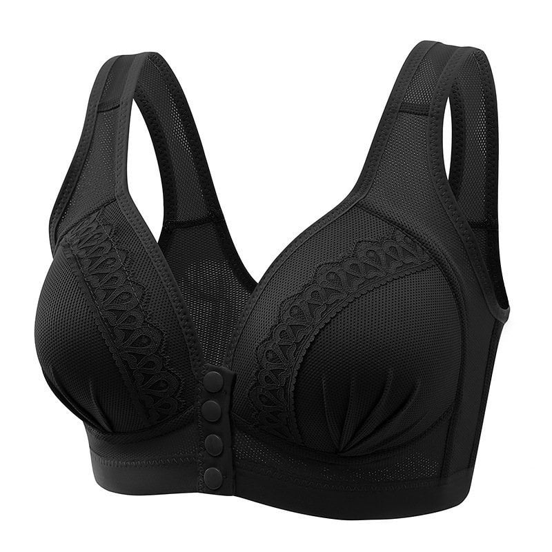 2025 Front Button Breathable Skin-Friendly Cotton Bra