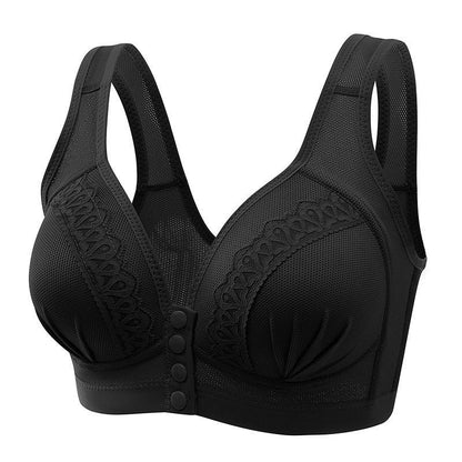 2025 Front Button Breathable Skin-Friendly Cotton Bra