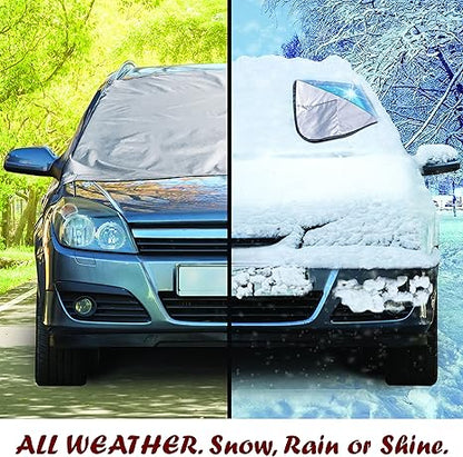 ⏳🔥Special Offer! ⛄️Anti-Ice, Anti-Frost❄️, and Windshield Snow Cover—a four-season snow cover suitable for sedans, SUVs, and trucks.