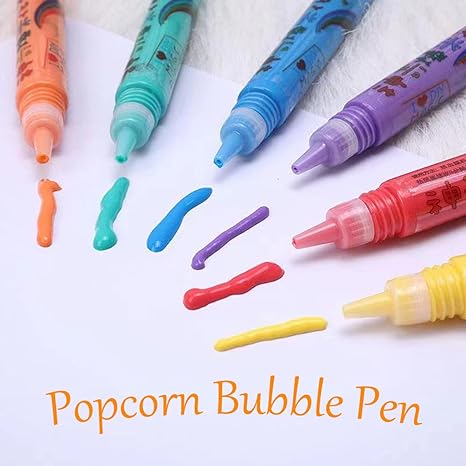 🎁🔮Magic Pen – Draw 3D with one stroke!🎄 DIY Bubble Popcorn Drawing Pens& Buy 1 Get 1 Free 🔥