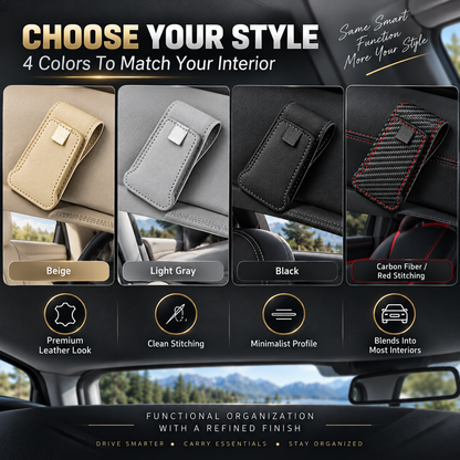 🔥2026 New Arrivals: 50% Off for a Limited Time🔥!🕶️Car Sunglasses Holder Double Clip Eyeglasses Mount and Ticket Card Clip