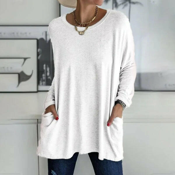 ✨New long sleeve casual pocket t-shirt