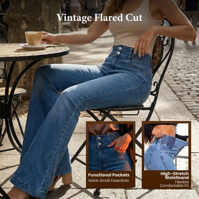 🎁2026 New Arrivals 60% OFF👖Stretch Flare Jeans With A High Waist