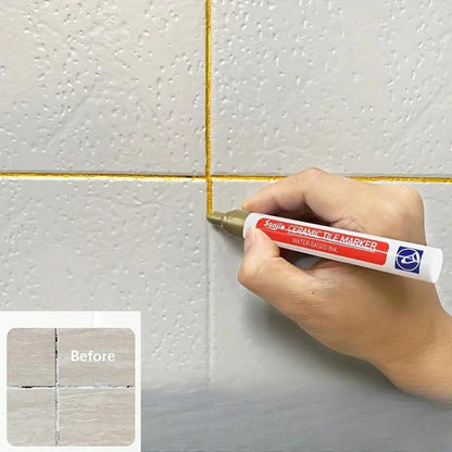 🎉 2026 Sale — Over 29,100 Sold!🖊️ Tile Grout Marker Pen – Waterproof ✨