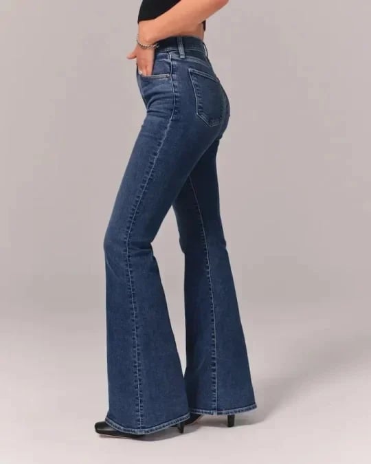 💥Hot Sale 50% OFF💥🔥Tummy Control  Ultra High Rise Stretch Flare Jean👖