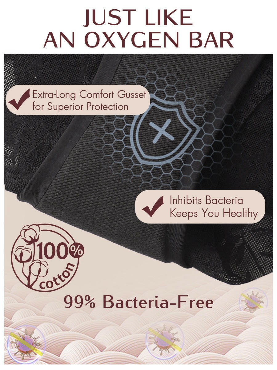 LOSWIE® Lace Patchwork Shaping ZeroLeak Period Panties