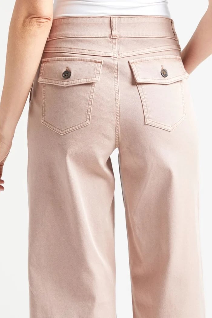 🍂Autumn Promotion 40%💕Stretch Twill Cropped Wide Leg Pants | High Waist | Loose & Comfortable